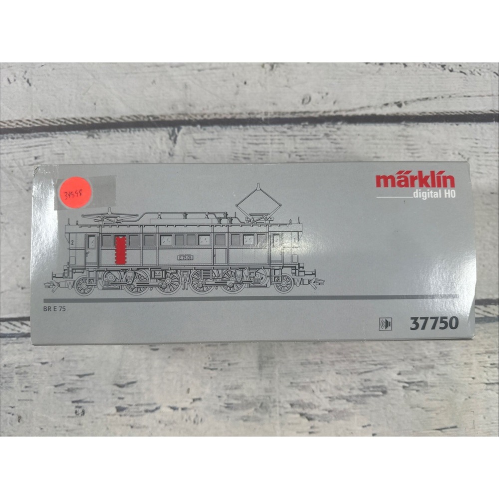 Märklin H0 37750 DB BR E75 Electric Locomotive Digital Sound NIB AC 3-Rail